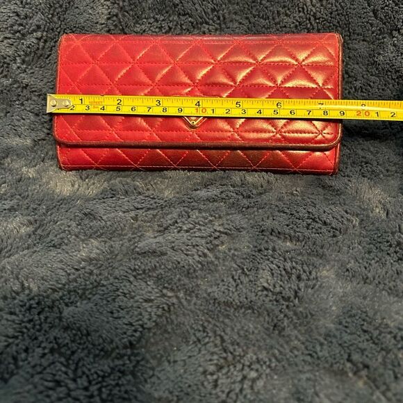 PRADA Pink Saffiano Leather COA Tare Quilted Wallet - Picture 4 of 13